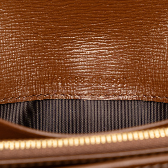 Pre-Loved Gucci GG Supreme Horsebit 1955 Wallet On Chain - Picture 8 of 10